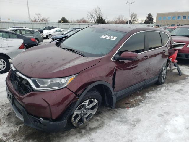 HONDA CR-V EX 2019 with VIN 2HKRW2H53KH653963 - Photo from auction