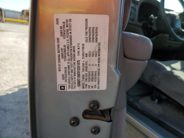 Photo 14 from auction – 2000 CHEVROLET BLAZER with VIN 1GNDT13WXY2351875