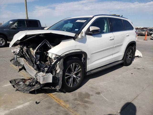 TOYOTA HIGHLANDER 2016 with VIN 5TDKKRFH6GS127864 - Photo from auction