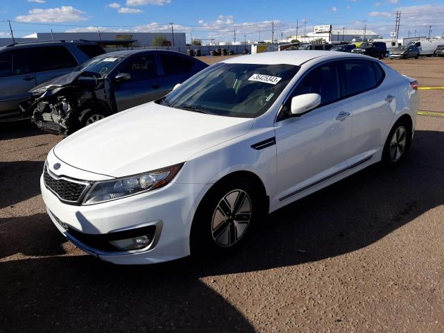 KIA OPTIMA HYB 2011 with VIN KNAGM4AD6B5008831 - Photo from auction