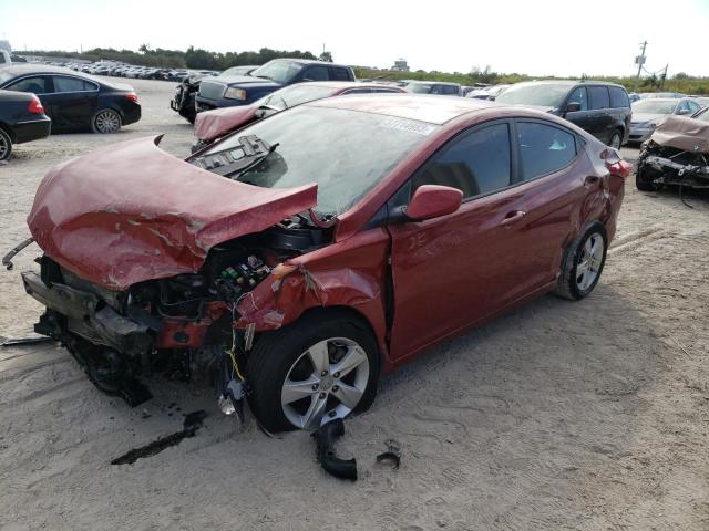 HYUNDAI ELANTRA GL 2012 with VIN KMHDH4AE1CU436005 - Photo from auction