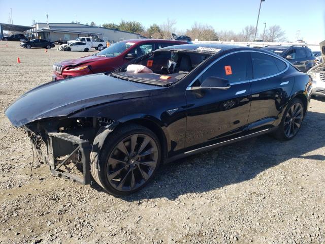 TESLA MODEL S 2015 with VIN 5YJSA1E23FF106183 - Photo from auction