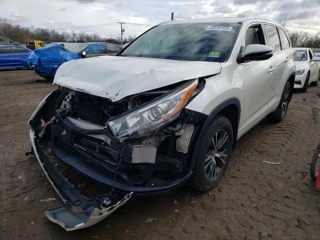 TOYOTA HIGHLANDER 2016 with VIN 5TDJKRFH6GS324822 - Photo from auction