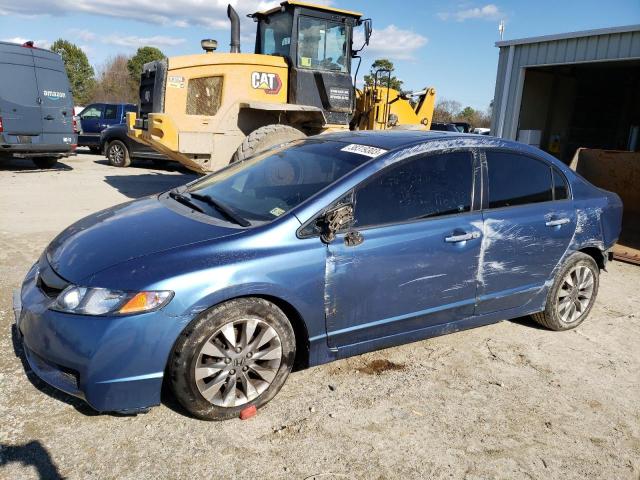 HONDA CIVIC EX 2009 with VIN 2HGFA16809H345548 - Photo from auction