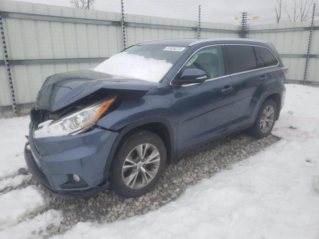 TOYOTA HIGHLANDER 2015 with VIN 5TDJKRFH0FS219417 - Photo from auction