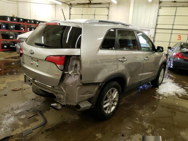 Photo 3 from auction – 2015 KIA SORENTO LX with VIN 5XYKT4A61FG659024
