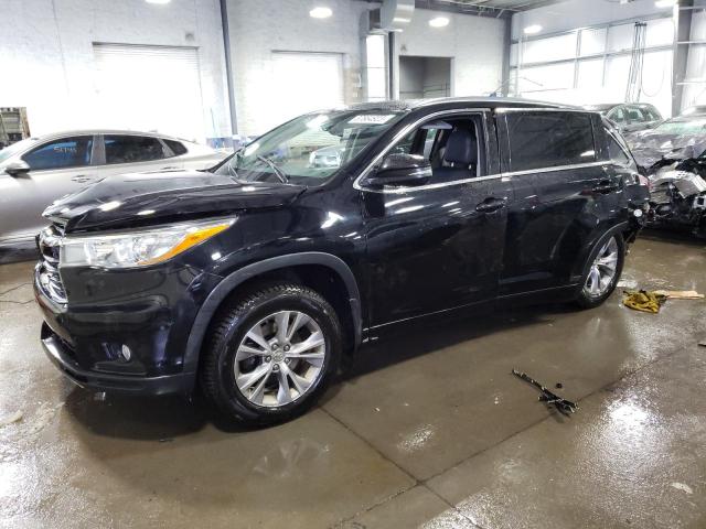 TOYOTA HIGHLANDER 2015 with VIN 5TDJKRFH5FS192506 - Photo from auction