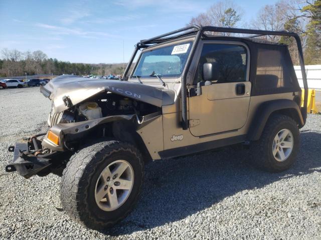 JEEP WRANGLER / 2004 with VIN 1J4FA69S14P705945 - Photo from auction