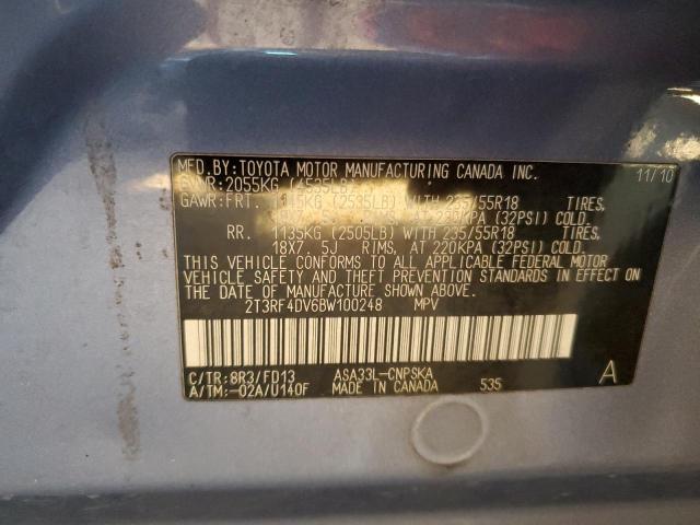 Photo 14 from auction – 2011 TOYOTA RAV4 SPORT with VIN 2T3RF4DV6BW100248