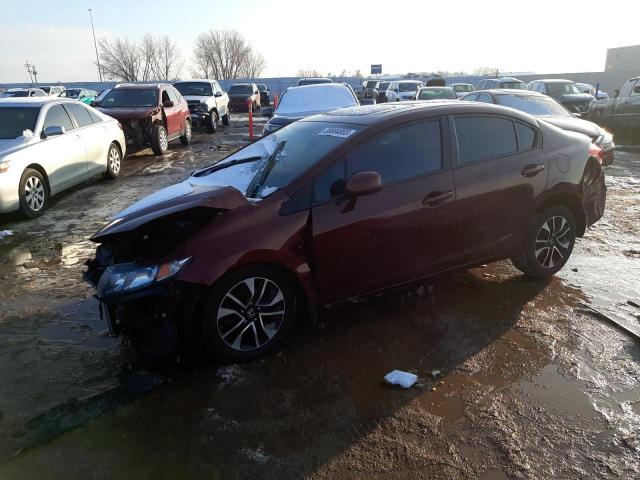 HONDA CIVIC EX 2013 with VIN 19XFB2F87DE016478 - Photo from auction