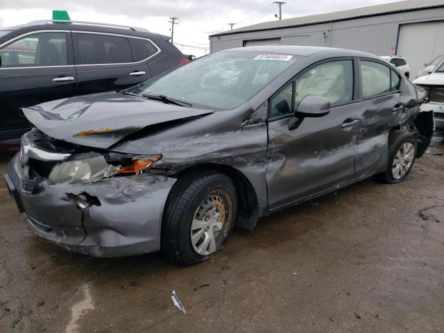 HONDA CIVIC LX 2012 with VIN 19XFB2F56CE062842 - Photo from auction
