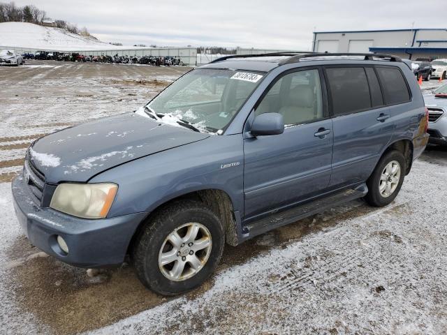 TOYOTA HIGHLANDER 2003 with VIN JTEHF21A930121713 - Photo from auction