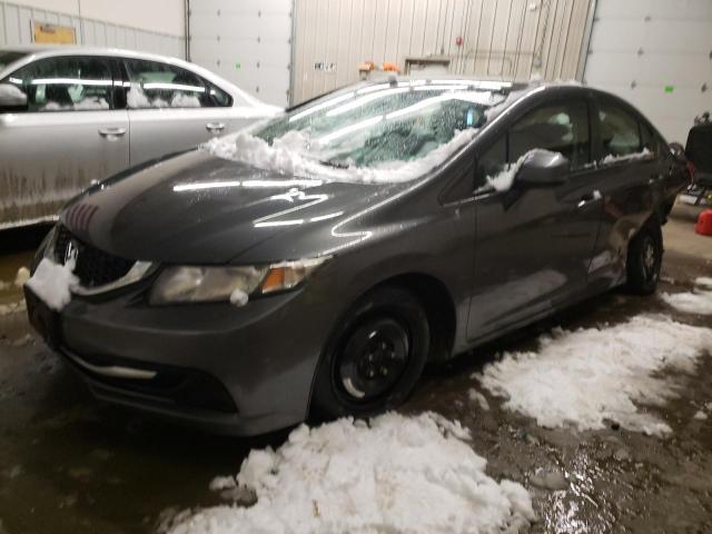 HONDA CIVIC LX 2013 with VIN 2HGFB2F55DH520281 - Photo from auction
