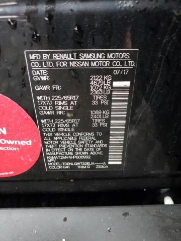 Photo 14 from auction – 2017 NISSAN ROGUE S with VIN KNMAT2MV4HP608992