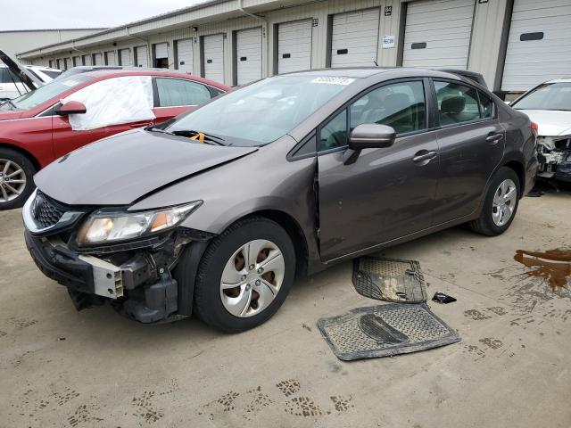 HONDA CIVIC LX 2014 with VIN 19XFB2F5XEE035274 - Photo from auction
