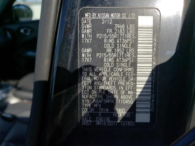 Photo 14 from auction – 2012 NISSAN JUKE S with VIN JN8AF5MR9CT110450