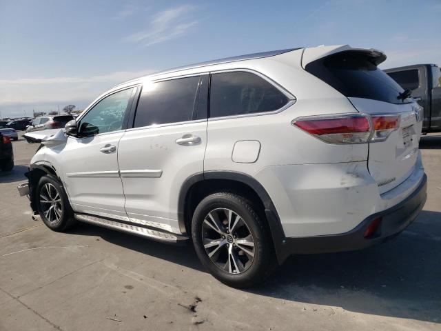 Photo 2 from auction – 2016 TOYOTA HIGHLANDER with VIN 5TDKKRFH6GS127864