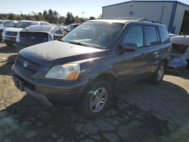 HONDA PILOT EXL 2005 with VIN 2HKYF187X5H536263 - Photo from auction