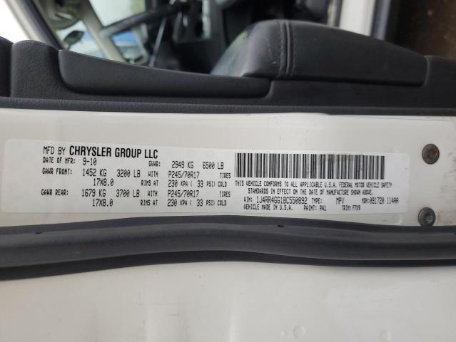 Photo 14 from auction – 2011 JEEP GRAND CHER with VIN 1J4RR4GG1BC550892