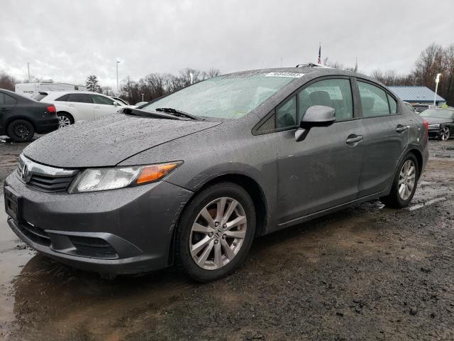 HONDA CIVIC EXL 2012 with VIN 2HGFB2F92CH526878 - Photo from auction