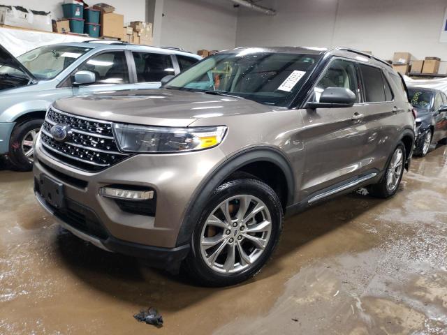 FORD EXPLORER X 2021 with VIN 1FMSK8DH8MGC24949 - Photo from auction
