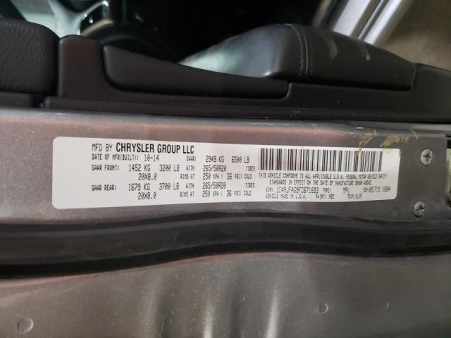 Photo 14 from auction – 2015 JEEP GRAND CHER with VIN 1C4RJFAG9FC671693