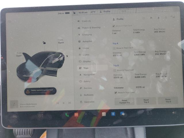 Photo 9 from auction – 2022 TESLA MODEL 3 with VIN 5YJ3E1EA2NF288425