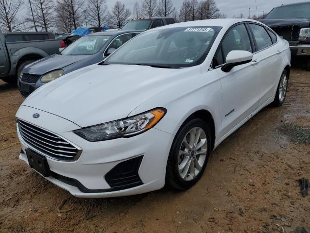 Photo 1 from auction – 2019 FORD FUSION SE with VIN 3FA6P0LUXKR222641