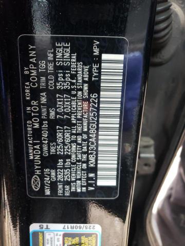 Photo 14 from auction – 2016 HYUNDAI TUCSON LIM with VIN KM8J3CA48GU257226