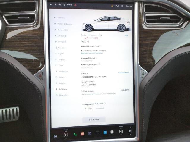 Photo 9 from auction – 2014 TESLA MODEL S with VIN 5YJSA1H24EFP69207