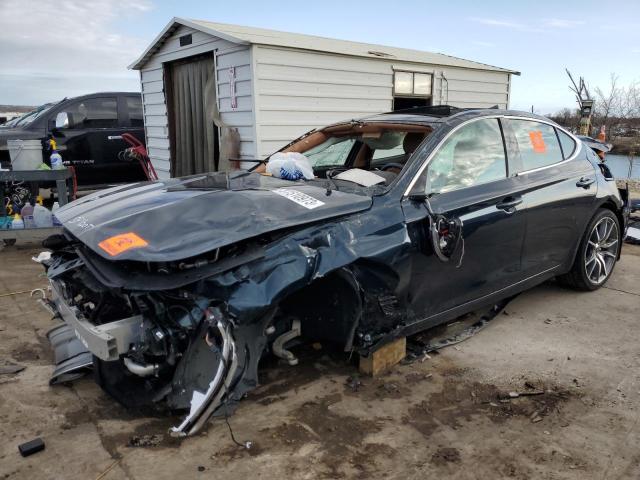 GENESIS G70 BASE 2022 with VIN KMTG34TAXNU093211 - Photo from auction