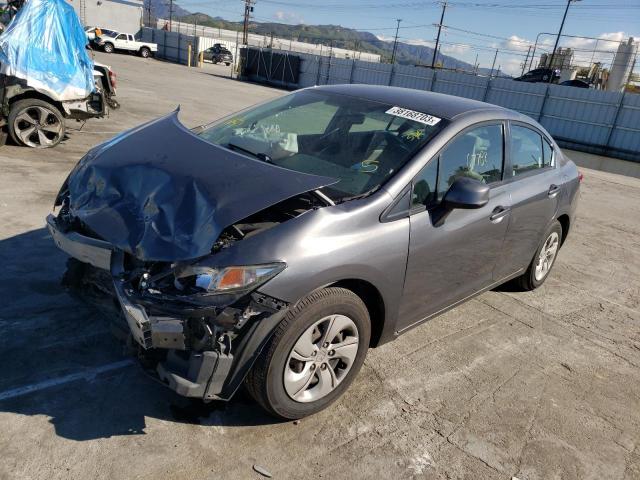 HONDA CIVIC LX 2013 with VIN 19XFB2F52DE096696 - Photo from auction