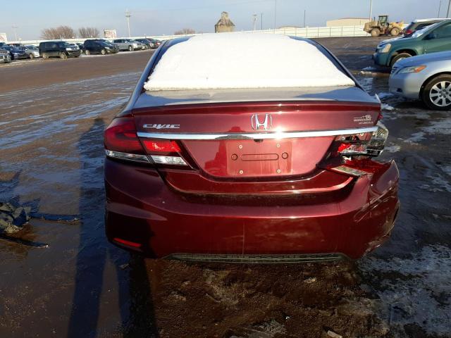 Foto 6 de la subasta – 2013 HONDA CIVIC EX con VIN 19XFB2F87DE016478