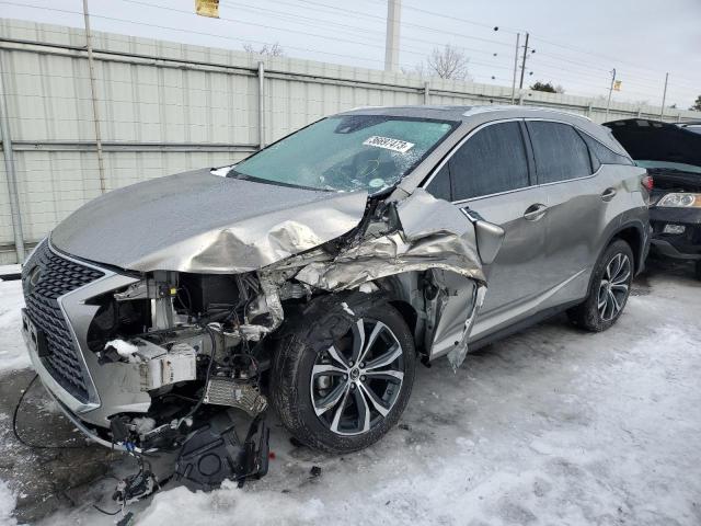 LEXUS RX 350 2022 with VIN 2T2HZMDA3NC343672 - Photo from auction