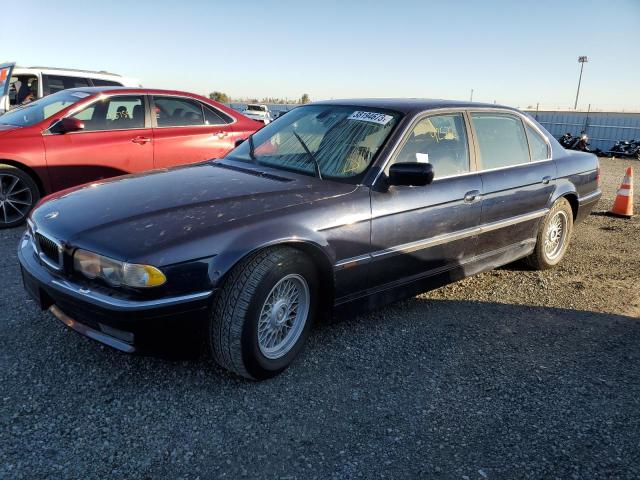 BMW 740 IL 2001 with VIN WBAGH83411DP34318 - Photo from auction