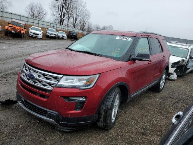 FORD EXPLORER X 2018 with VIN 1FM5K7D85JGB77060 - Photo from auction