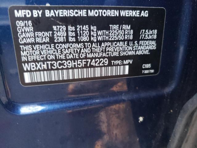 Photo 14 from auction – 2017 BMW X1 XDRIVE2 with VIN WBXHT3C39H5F74229
