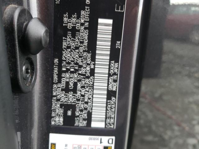 Photo 14 from auction – 2013 TOYOTA 4RUNNER SR with VIN JTEBU5JR3D5119026