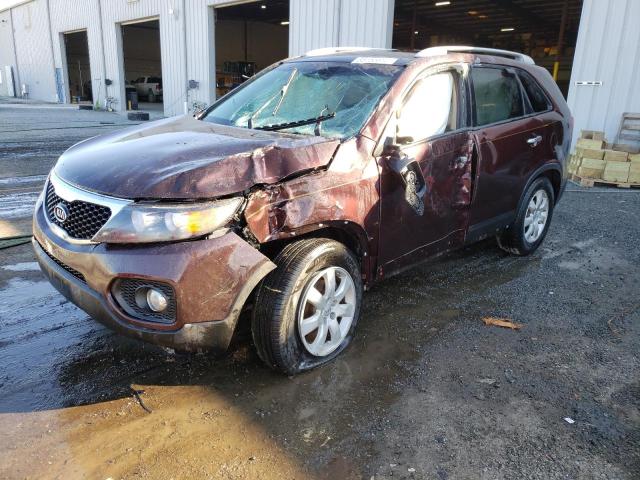 KIA SORENTO LX 2013 with VIN 5XYKT3A68DG337665 - Photo from auction