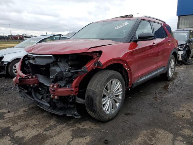 FORD EXPLORER L 2020 with VIN 1FMSK8FH8LGC26180 - Photo from auction