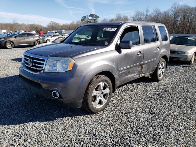 HONDA PILOT EX 2014 with VIN 5FNYF4H4XEB014495 - Photo from auction