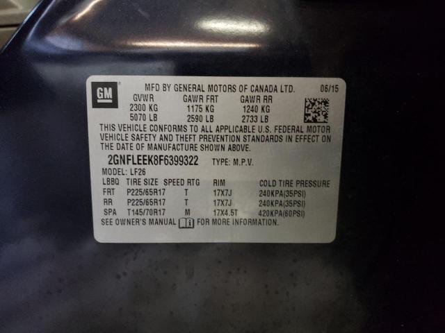 Photo 14 from auction – 2015 CHEVROLET EQUINOX LS with VIN 2GNFLEEK8F6399322