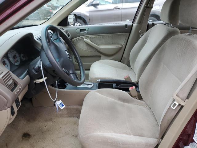 Photo 7 from auction – 2002 HONDA CIVIC LX with VIN 1HGES16512L018941