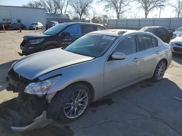 INFINITI G25 BASE 2011 with VIN JN1DV6APXBM601044 - Photo from auction