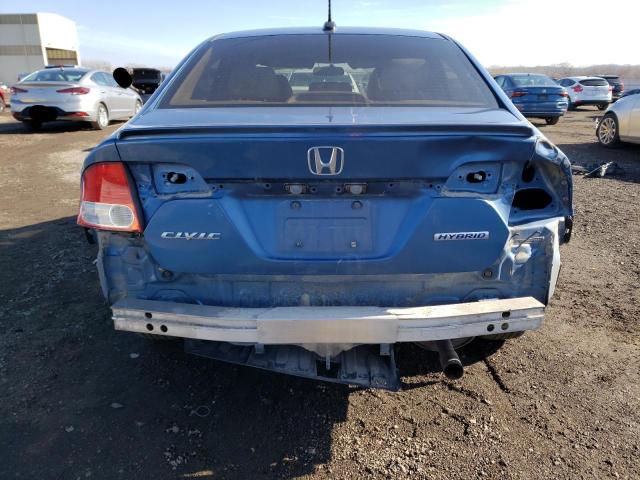 Photo 6 from auction – 2011 HONDA CIVIC HYBR with VIN JHMFA3F22BS000301