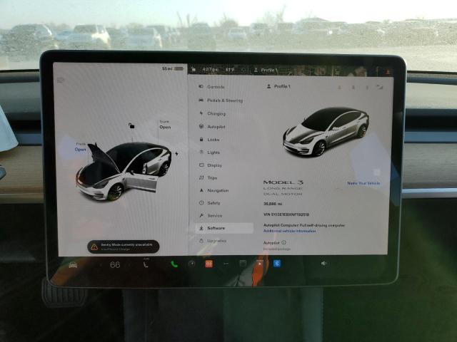 Photo 9 from auction – 2022 TESLA MODEL 3 with VIN 5YJ3E1EBXNF192518