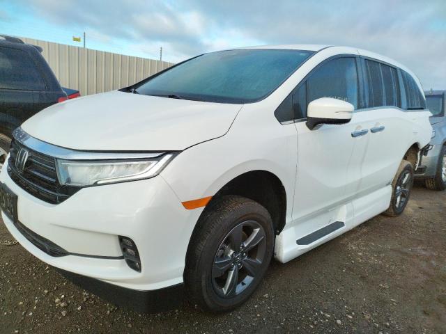 HONDA ODYSSEY EX 2021 with VIN 5FNRL6H52MB022719 - Photo from auction