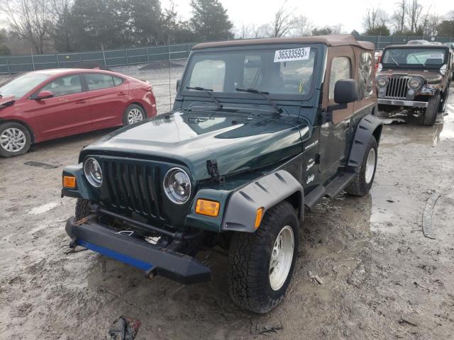 JEEP WRANGLER / 2000 with VIN 1J4FA49S8YP714006 - Photo from auction