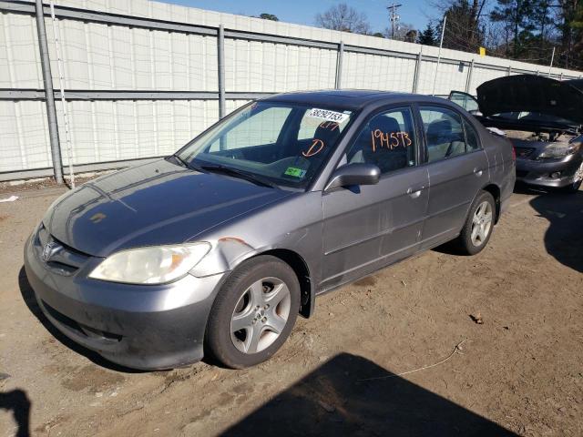 Photo 1 from auction – 2005 HONDA CIVIC EX with VIN 2HGES26755H506217