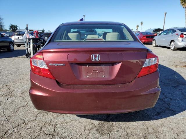 Photo 6 from auction – 2012 HONDA CIVIC LX with VIN 2HGFB2F50CH543529